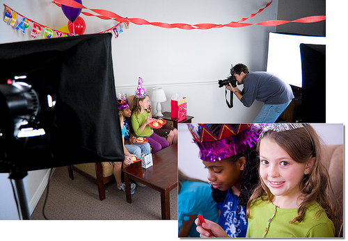 Behind the Scenes - Birthday Party Photo Shoot