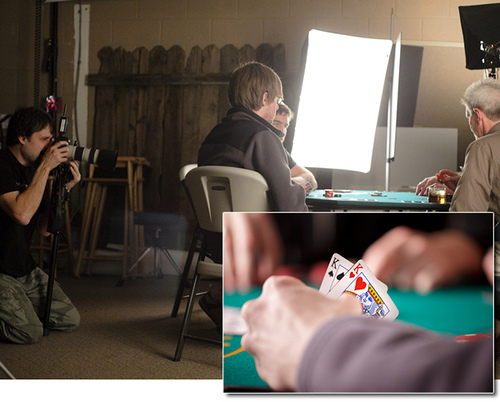 Behind the Scenes - Poker Party Photo Shoot