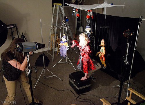 Marionette Behind the Scenes